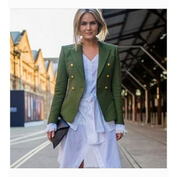 camilla & marc Jackets & Blazers - Camilla and Marc Caustic Blazer Olive Green